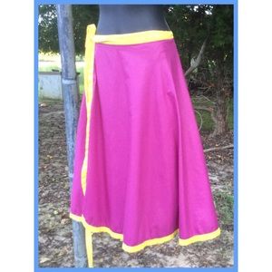 Vtg. Wrap Skirt